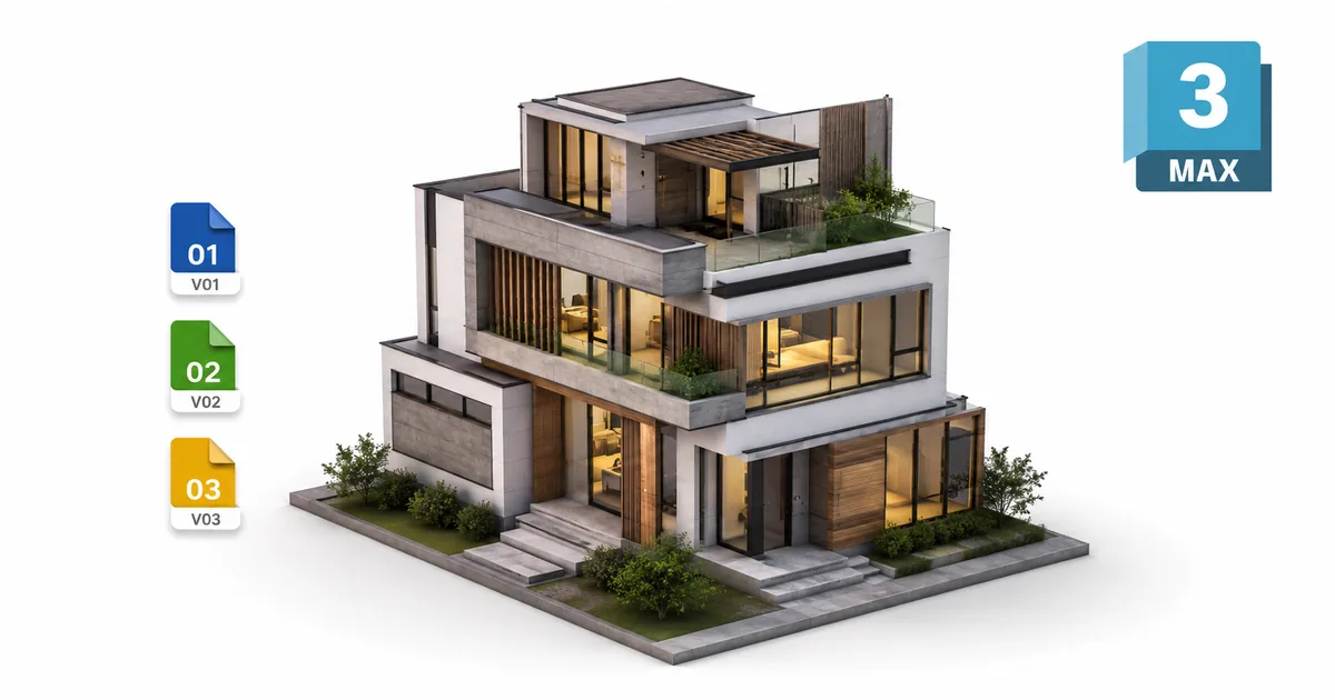 3DS MAX MİMARİ GÖRSELLEŞTİRME AKIŞINI STANDARDİZE ETMEK VE REVİZYONU AZALTMAK 3DS MAX MİMARİ GÖRSELLEŞTİRME AKIŞINI STANDARDİZE ETMEK VE REVİZYONU AZALTMAK konulu yazı